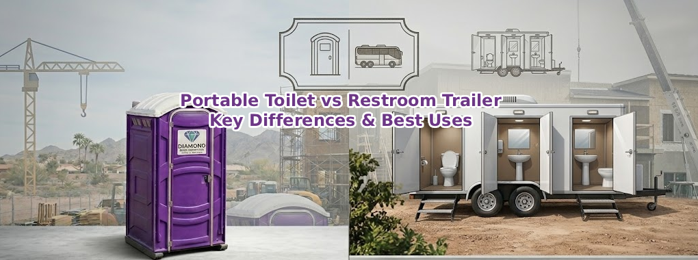 Portable Toilet vs Restroom Trailer: Key Differences & Best Uses