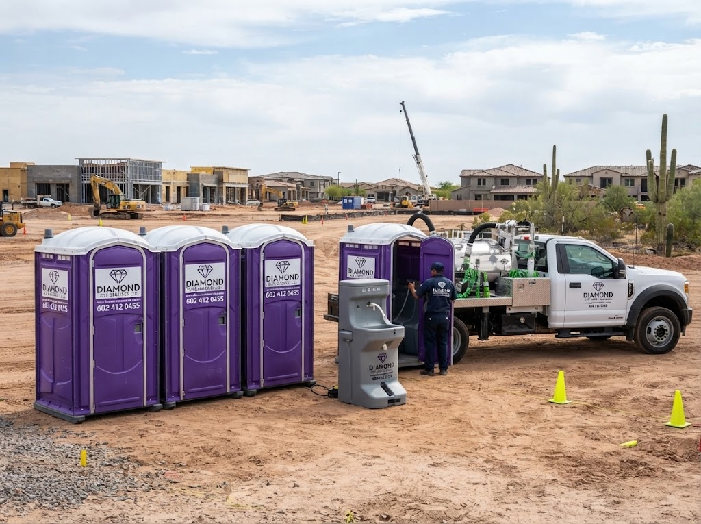 Why Maricopa County Sites Rely on Portable Sanitation Services