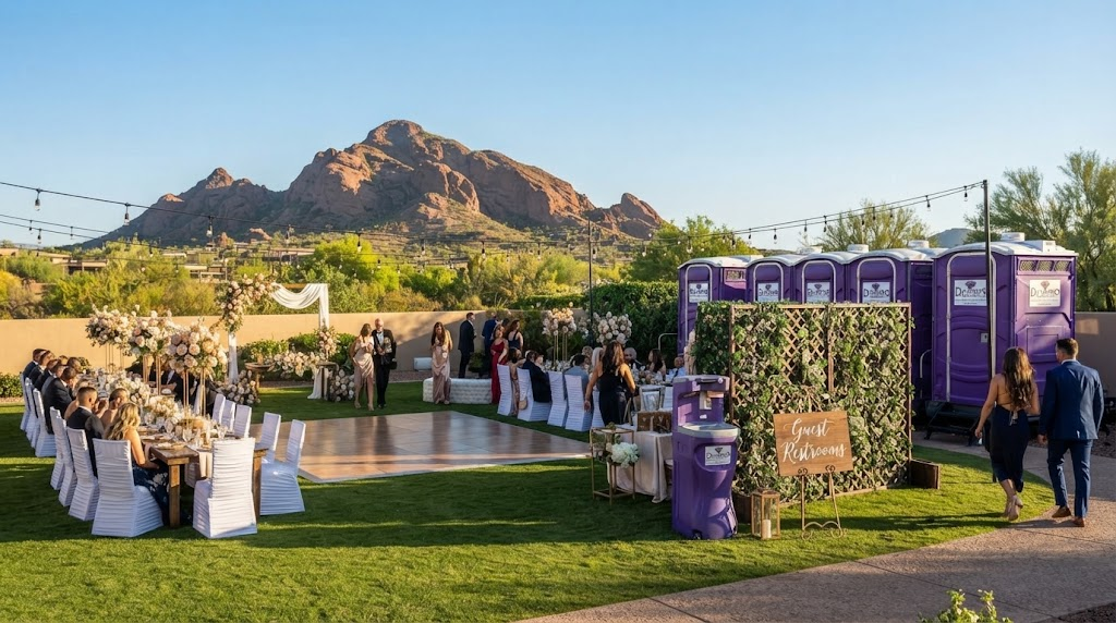 Portable Restrooms for Outdoor Weddings in Phoenix, AZ